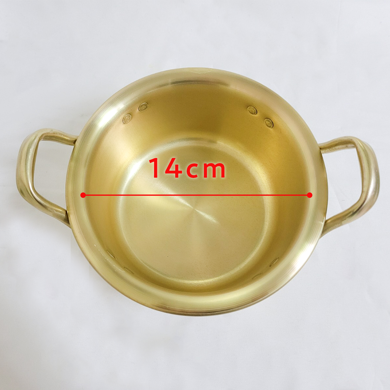 韓国アルミ製 ラーメン鍋 14㎝(ガス専用)