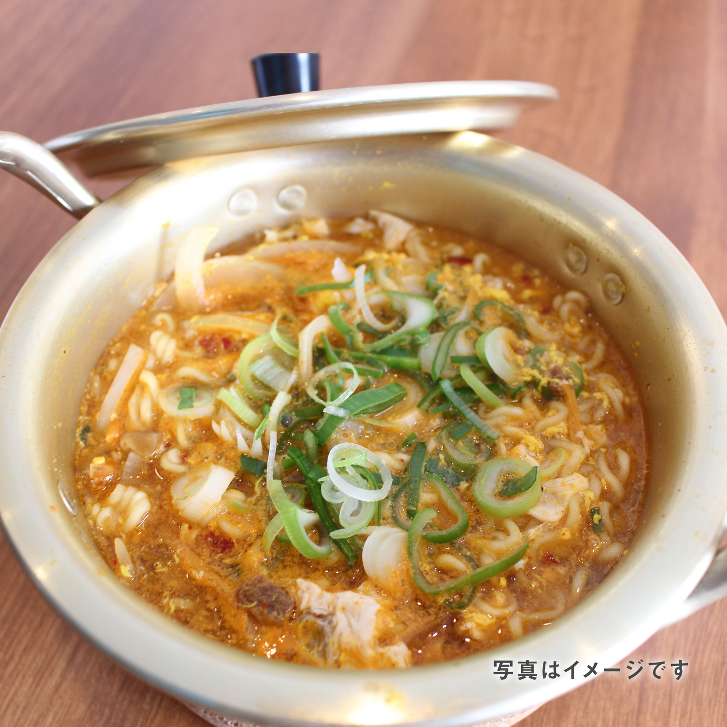 韓国アルミ製 ラーメン鍋 14㎝(ガス専用)