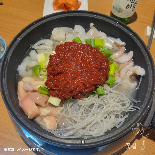 ジェホのギフトセット(ナッコプセ、チャプチェ、ニラチヂミ、チャンジャ)